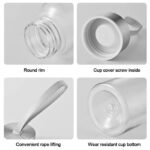 Simple Sport Water Bottle Large Capacity Tea Coffee Cup High Quality Plastic Drinking Water Cup Portable Outdoors Kitchen Tools - Image 4