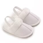 0-18M male and female baby autumn and winter cotton slippers with plush insulation soft sole comfortable indoor walking shoes - Image 2