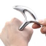 Metal Point Rod Triangle Finch Massager Foot Sole Leg Point Vertebrae Stroke Gua Sha Dredging Acupressure Tool