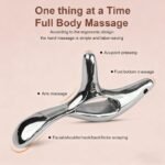 Metal Point Rod Triangle Finch Massager Foot Sole Leg Point Vertebrae Stroke Gua Sha Dredging Acupressure Tool - Image 2