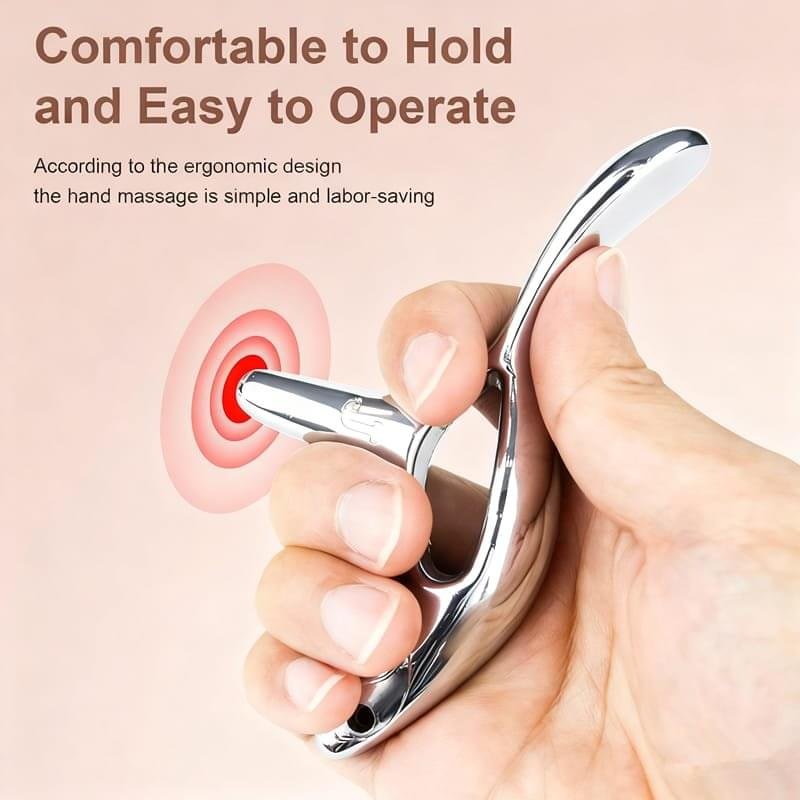 Metal Point Rod Triangle Finch Massager Foot Sole Leg Point Vertebrae Stroke Gua Sha Dredging Acupressure Tool - Image 4